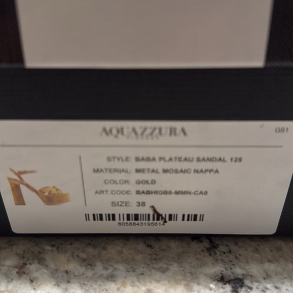 Aquazurra designer platform sandals 🌟 - Picture 12 of 13